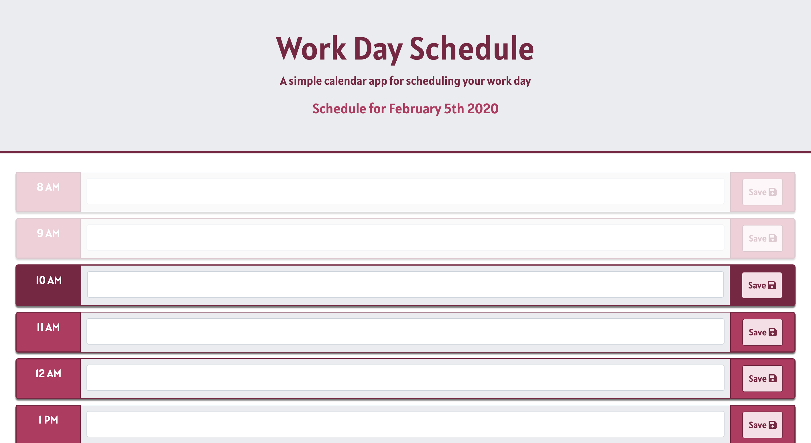 Day Planner