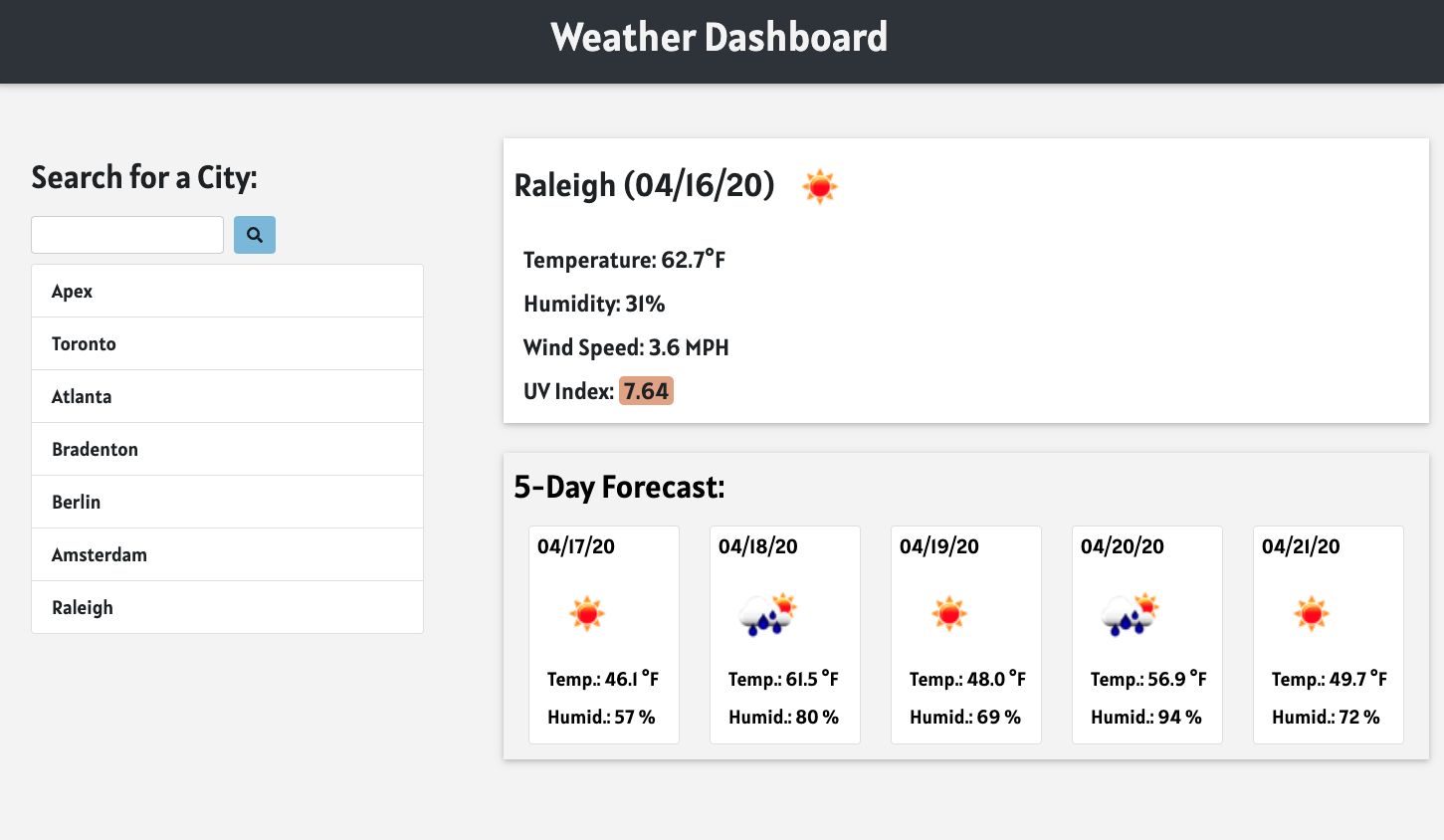 Weather Application